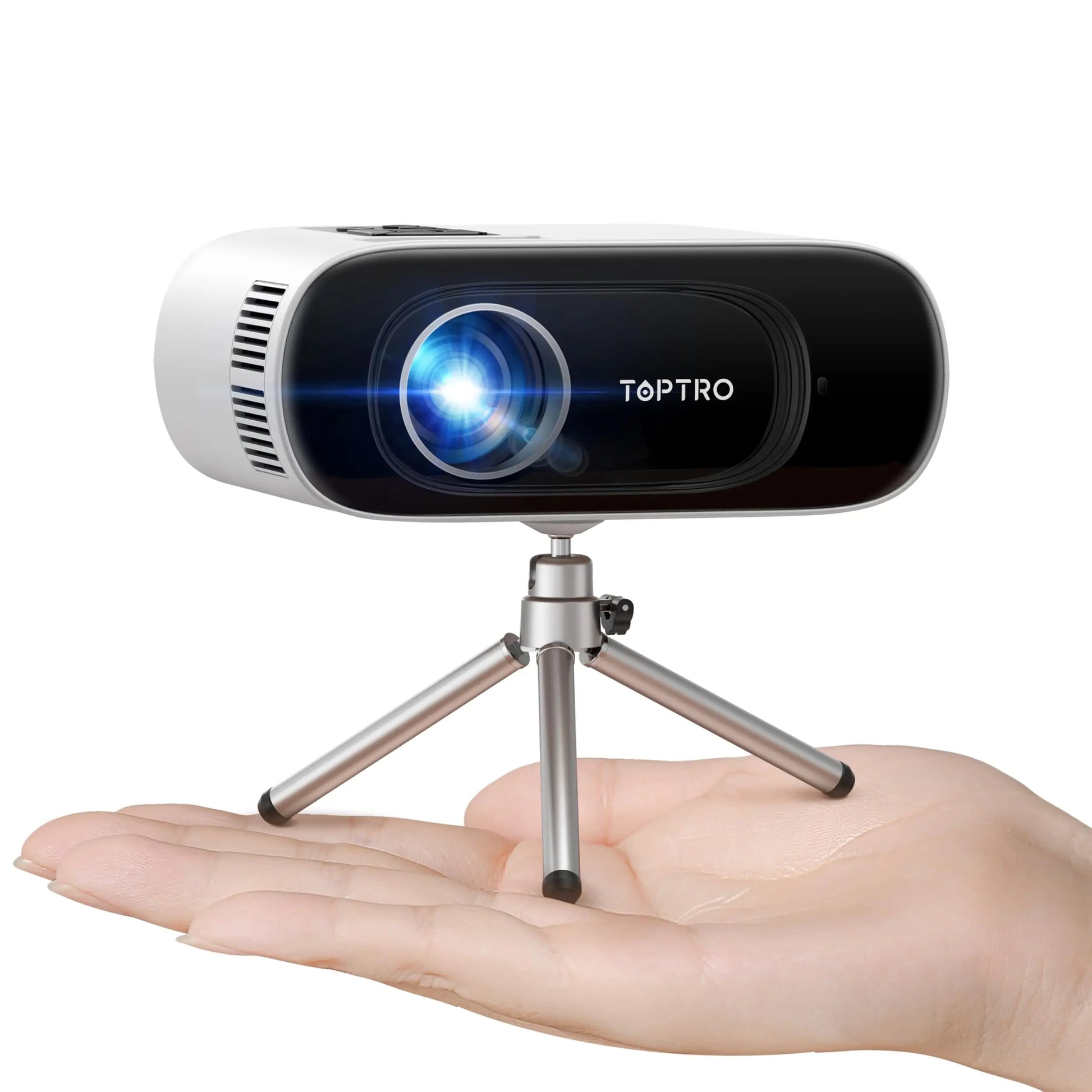 Projetor TOPTRO Digital – 16.000 Lúmens com Bluetooth e Alto-falante Integrado