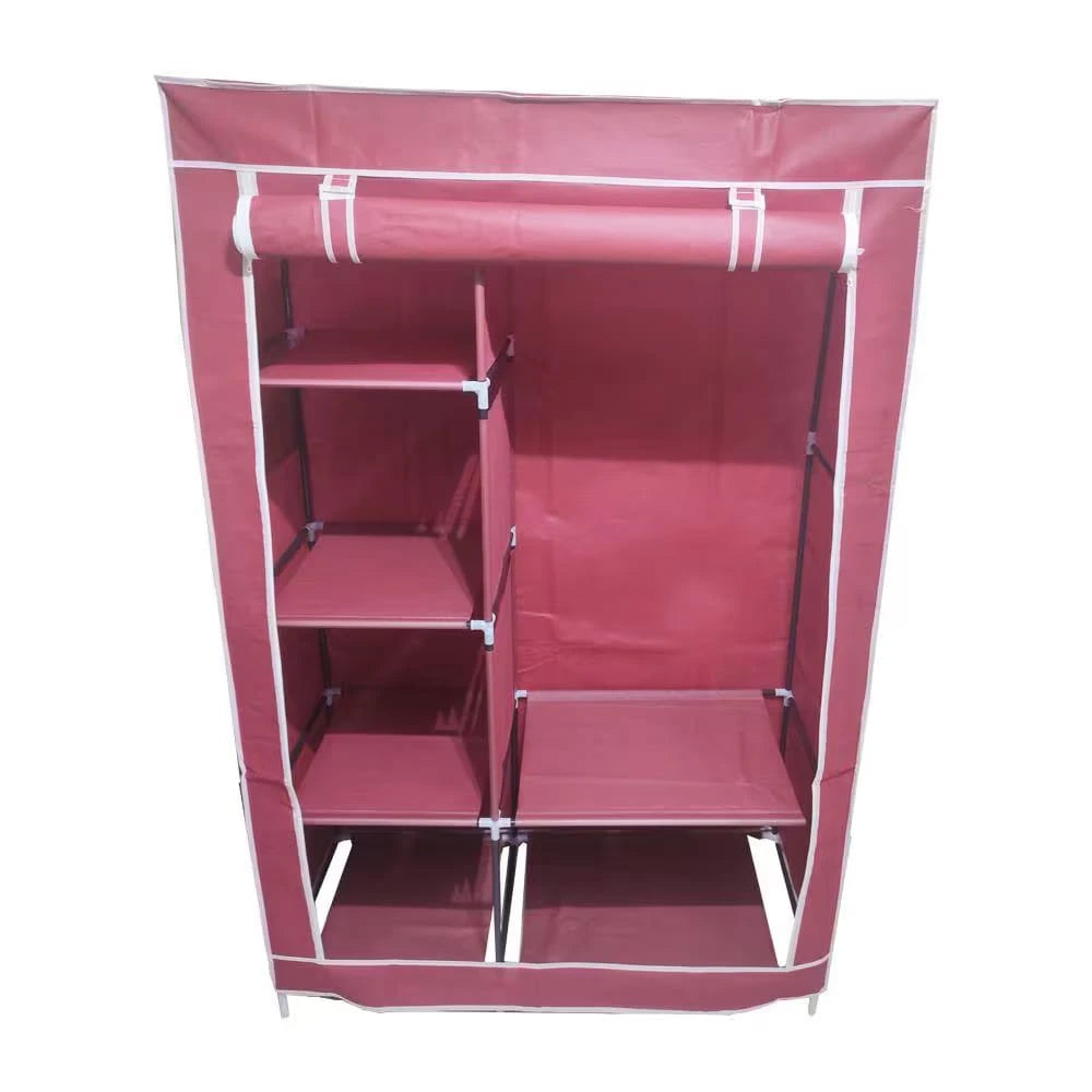 Guarda Roupa Organizador Armário Multiuso Compacto Arara Portatil Cabideiro Dobrável