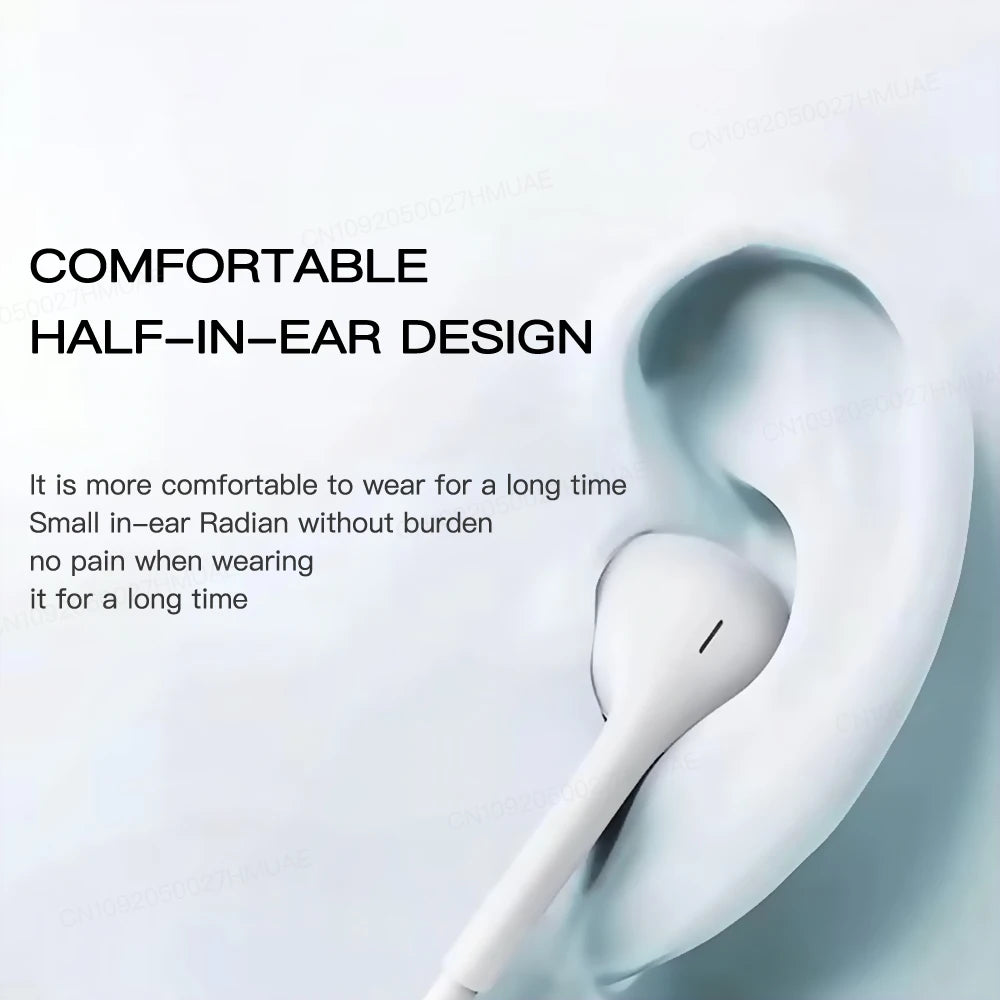 Original Type C Wired Headphone For Xiaomi Mi 14 13 12 Pro Ultra Lite In-Ear Earbuds Redmi Huawei Samsung 3.5MM Earphone Headset