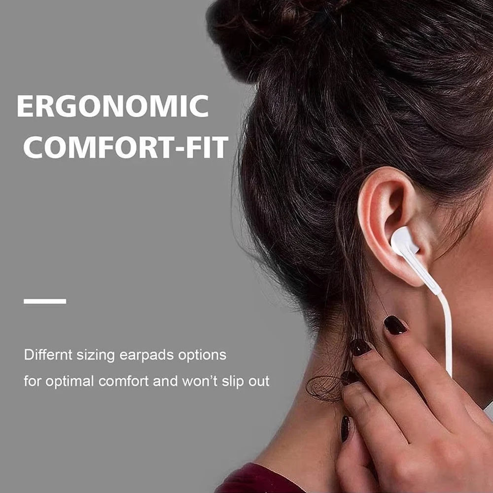 Original Type C Wired Headphone For Xiaomi Mi 14 13 12 Pro Ultra Lite In-Ear Earbuds Redmi Huawei Samsung 3.5MM Earphone Headset