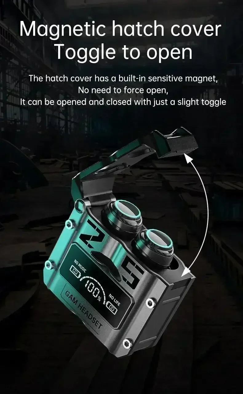 New Original M25 Bluetooth 5.3 TWS Wireless Headphones with LED Display Stereo Headset Touch Control Earbuds Noise Reduction