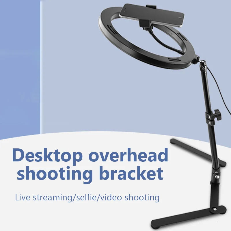 Ring Light XMSJ com Suporte de Celular – Iluminação Perfeita para Vídeos, Lives e Selfies