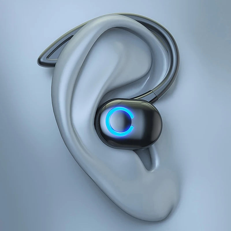 TWS Bluetooth 5.2 Ear Hook Wireless Earphone True Headphones Mini Handsfree Waterproof Sport Music Headset Single Right Earbuds
